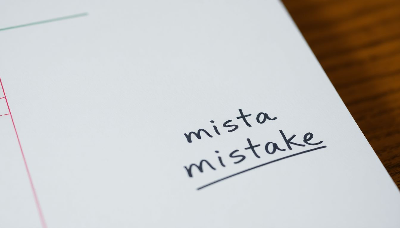 mistake