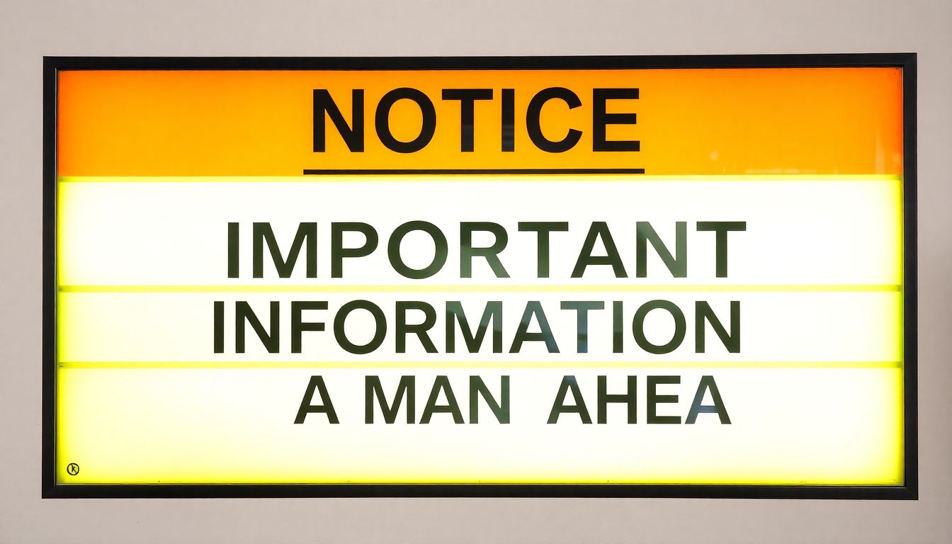 notice