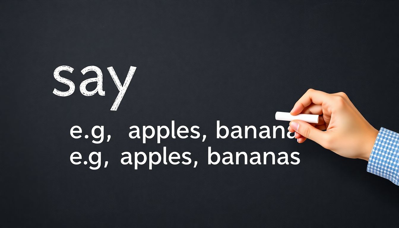 say